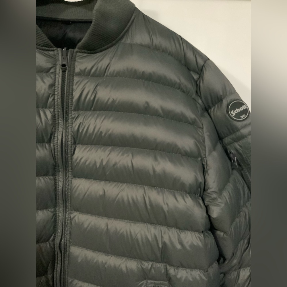 Schott Down Insulated Bomber Jacket - image 7